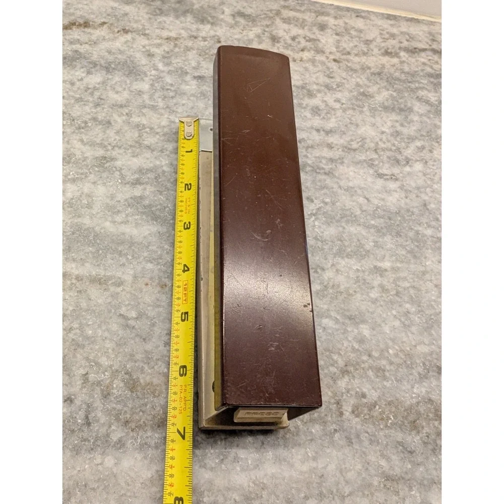 Vtg. Stapler ACCO 30 Brown Beige Metal 7